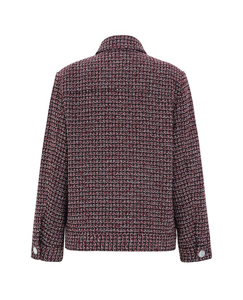 TRENDIANO - Áo khoác nỉ nam sọc ngang dọc Wool