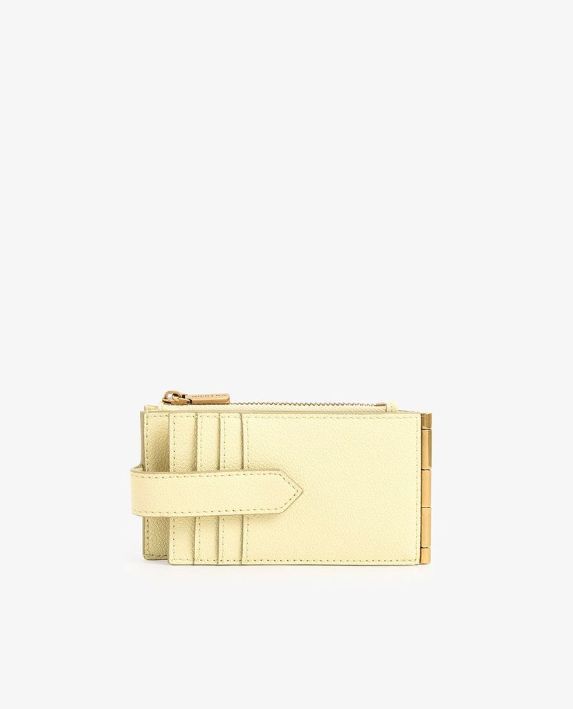 CHARLES & KEITH - Ví đựng name card nữ Zip & Snap Button