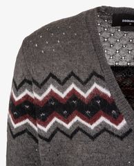 DSQUARED2 - Áo cardigan nam cổ V nút cài Buttons And Inlay