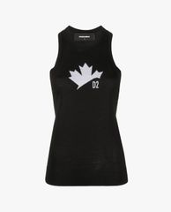 DSQUARED2 - Áo ba lỗ nữ Leaf Print