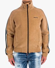 DSQUARED2 - Áo khoác nam cổ trụ tay dài phối zip thời trang