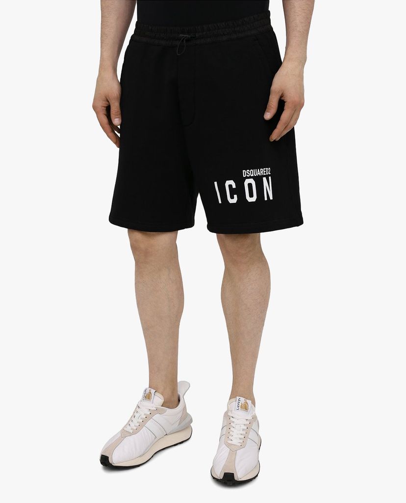 DSQUARED2 - Quần shorts nam ống rộng Icon