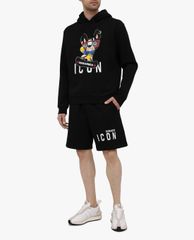 DSQUARED2 - Quần shorts nam ống rộng Icon