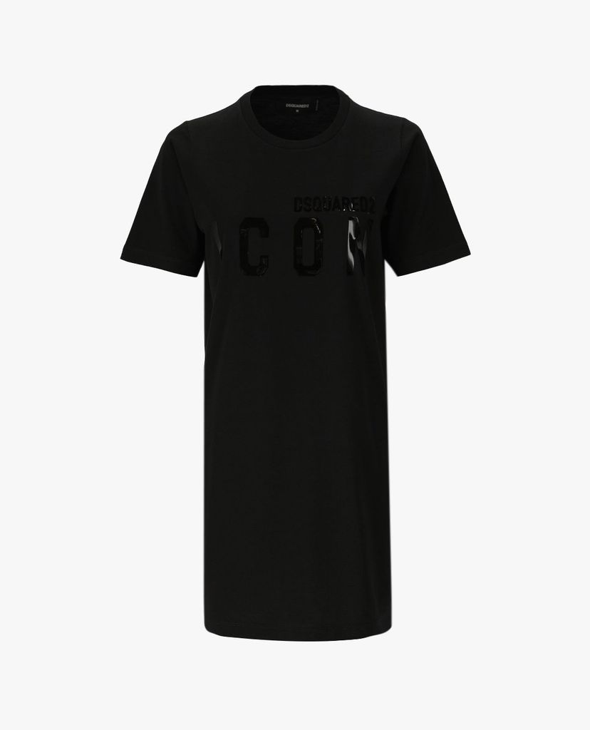 DSQUARED2 - Đầm mini ngắn tay phom ôm Icon