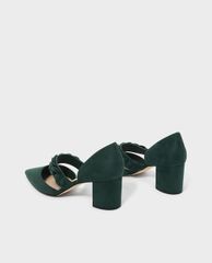 CHARLES & KEITH - Giày cao gót mũi nhọn Chain Detail Pointed