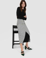CHARLES & KEITH - Giày cao gót mũi nhọn Chain Detail Pointed