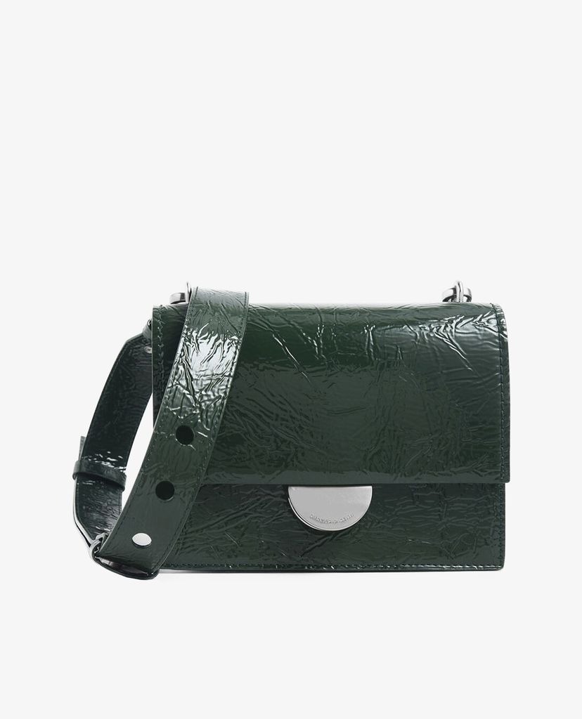 CHARLES & KEITH - Túi đeo chéo Round Metal Accent Wrinkled Effect