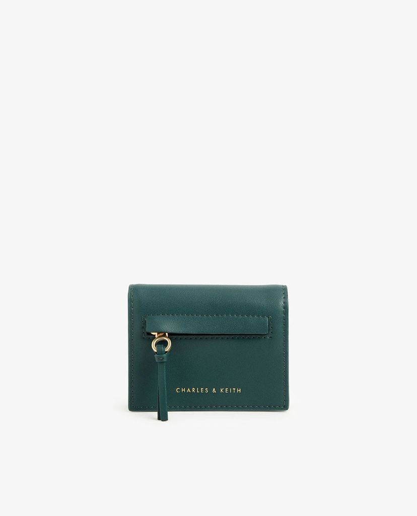CHARLES & KEITH - Ví đựng name card nữ nắp gập Front Zip