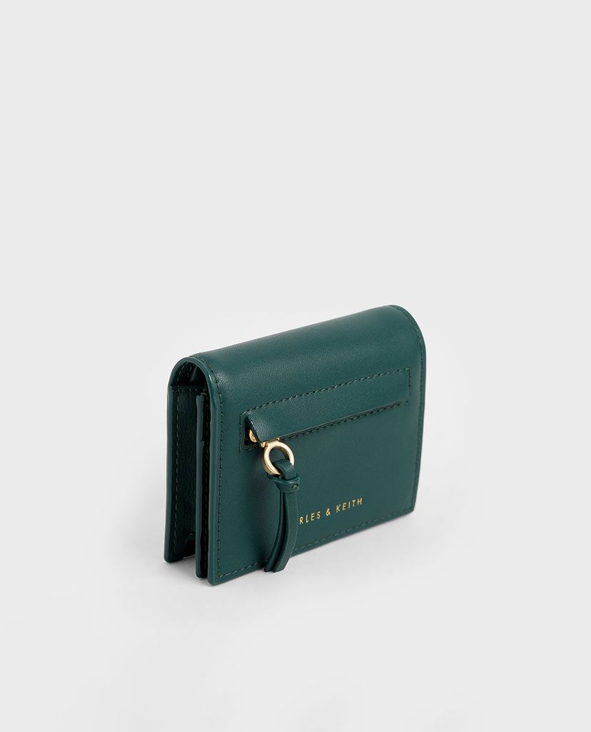 CHARLES & KEITH - Ví đựng name card nữ nắp gập Front Zip