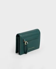 CHARLES & KEITH - Ví đựng name card nữ nắp gập Front Zip