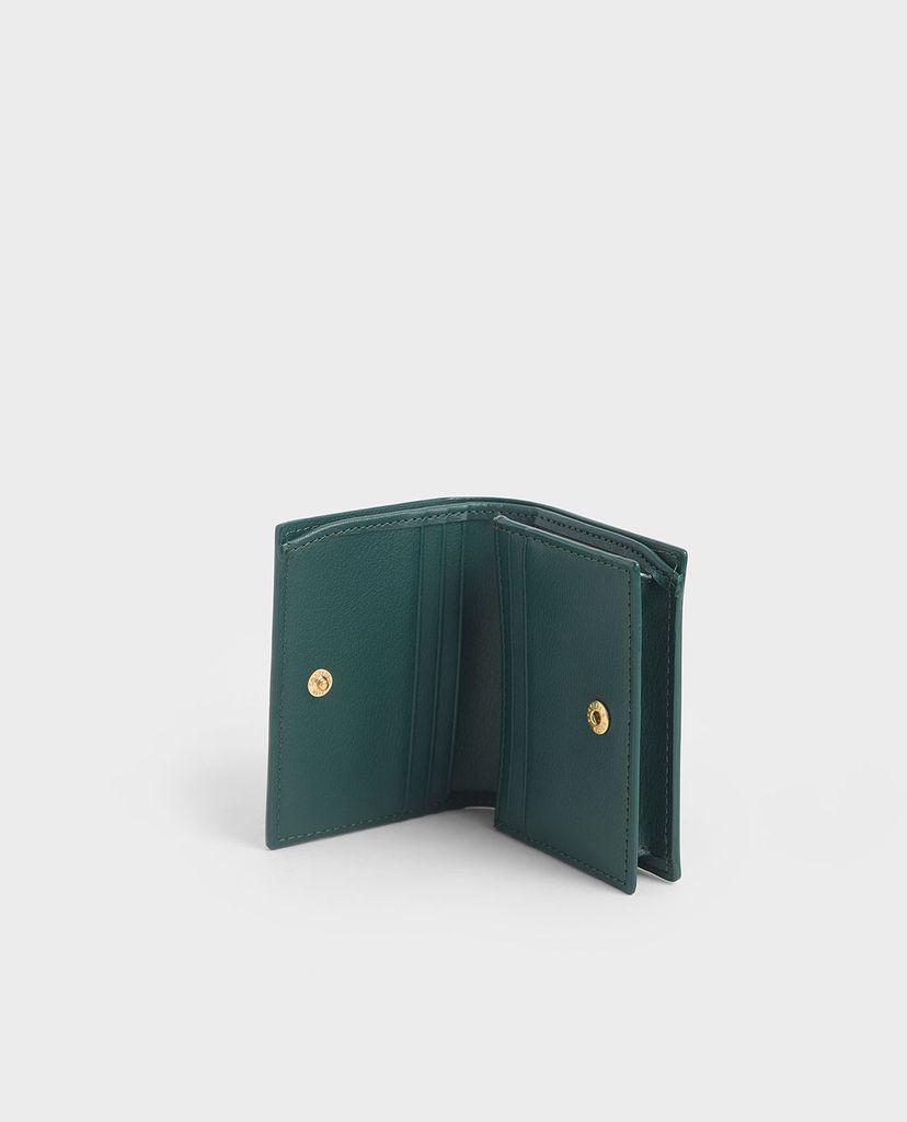 CHARLES & KEITH - Ví đựng name card nữ nắp gập Front Zip
