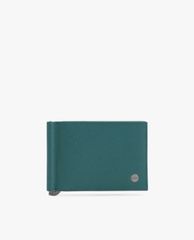 PEDRO - Ví nam đựng name card dạng gập phối kẹp tiền Leather Bi Fold