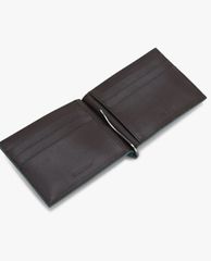 PEDRO - Ví nam đựng name card dạng gập phối kẹp tiền Leather Bi Fold