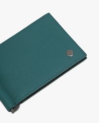 PEDRO - Ví nam đựng name card dạng gập phối kẹp tiền Leather Bi Fold