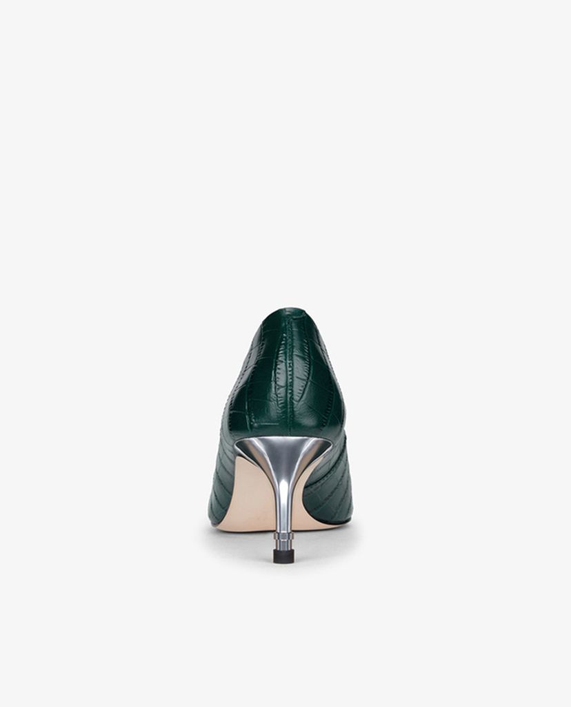 PEDRO - Giày cao gót mũi nhọn Croc Effect Leather