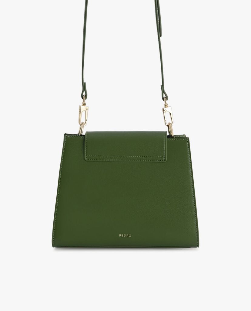 PEDRO - Túi xách tay nữ chữ nhật Leather Top Pearl Strap