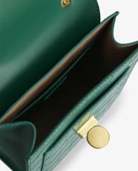 PEDRO - Túi đeo chéo nữ phom vuông Croc Effect Leather Shoulder