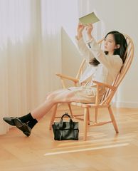 Marhen.J - Túi đeo vai nữ chữ nhật vải bố New Roy Nano