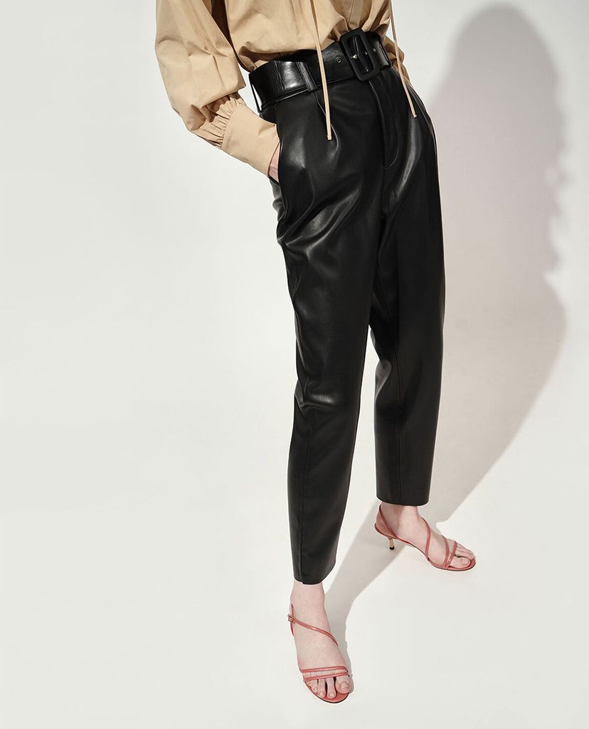 CHARLES & KEITH - Giày sandal cao gót Strappy Metallic