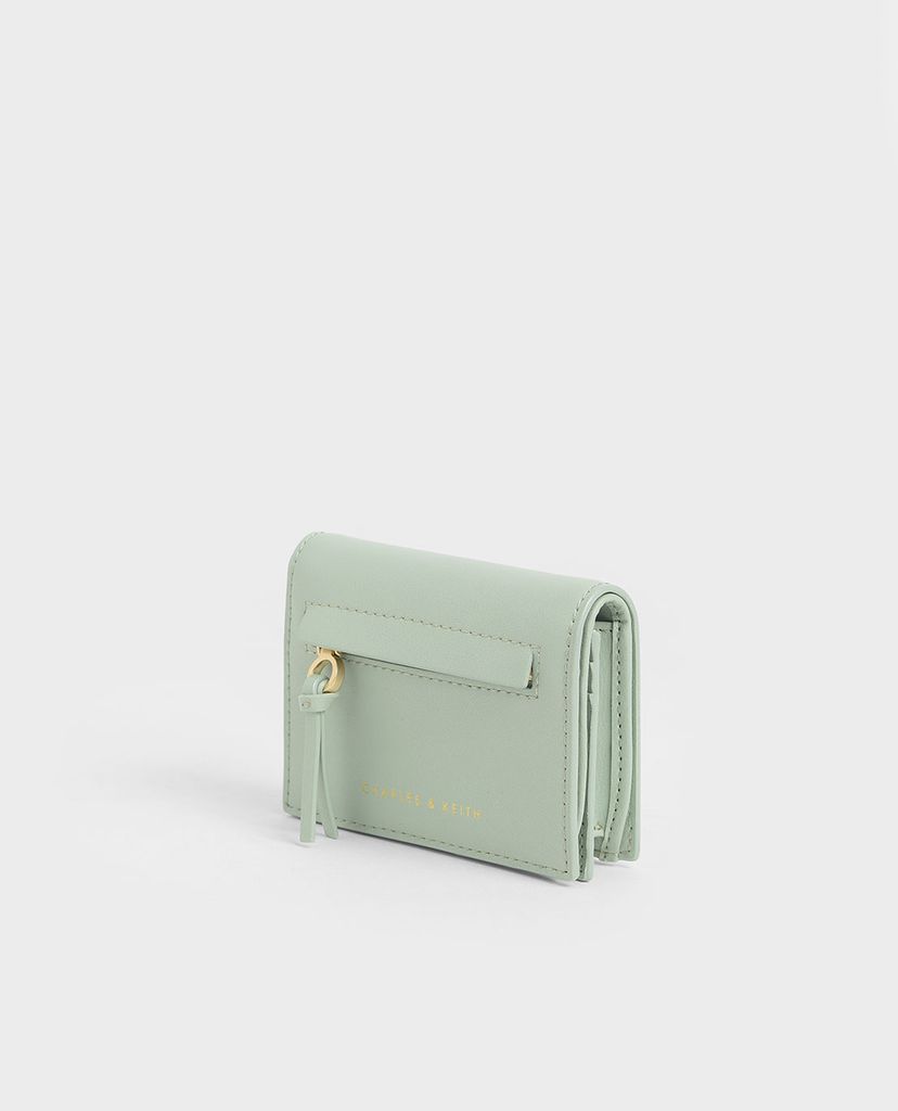 CHARLES & KEITH - Ví đựng name card nữ nắp gập Front Zip
