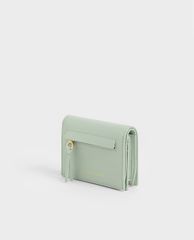 CHARLES & KEITH - Ví đựng name card nữ nắp gập Front Zip