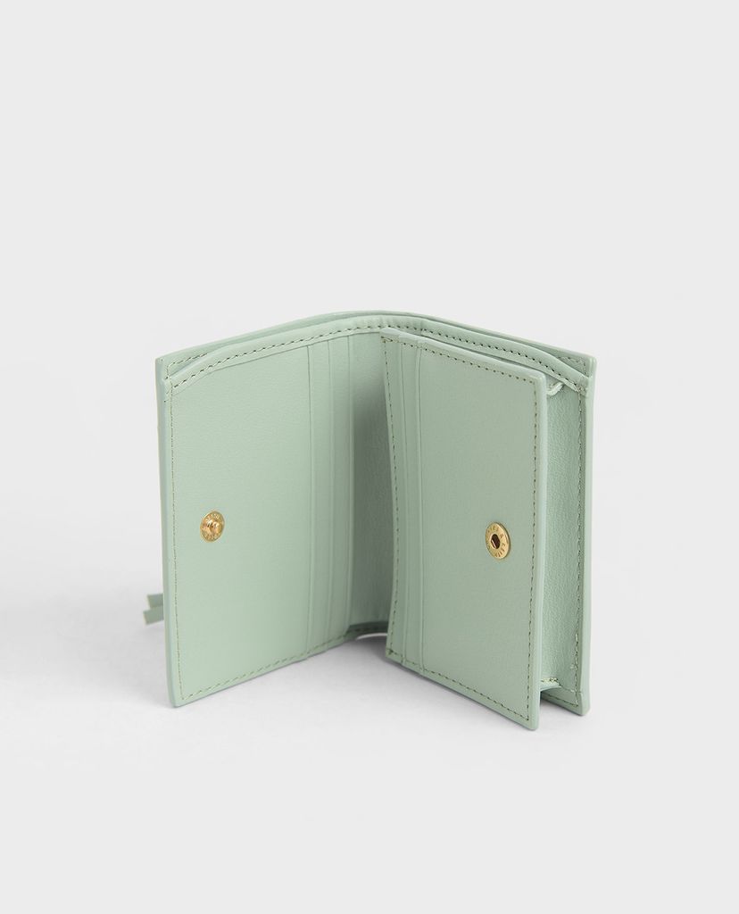 CHARLES & KEITH - Ví đựng name card nữ nắp gập Front Zip
