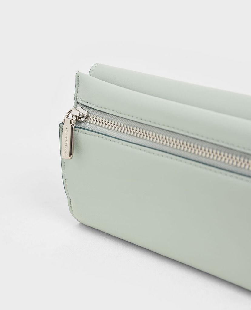 CHARLES & KEITH - Ví cầm tay Mini Metal Push Lock