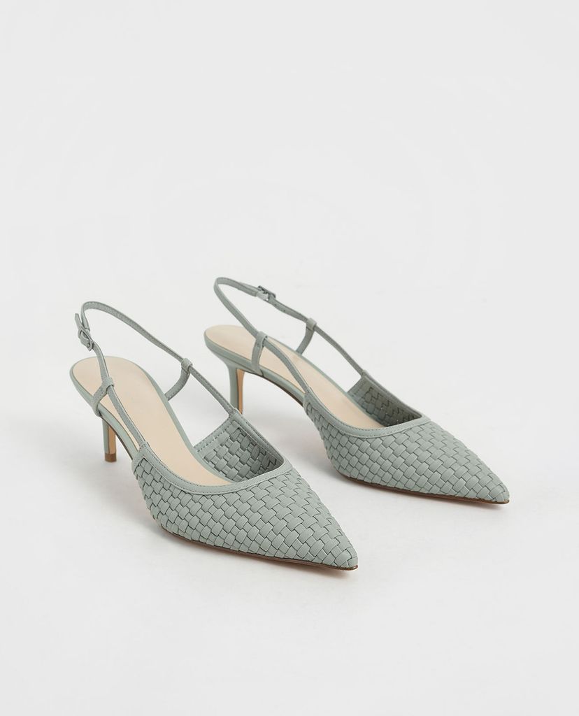CHARLES & KEITH - Giày cao gót mũi nhọn quai mảnh hiện đại