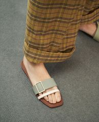 CHARLES & KEITH - Dép nữ quai ngang Buckle Slide