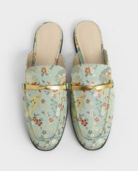 CHARLES & KEITH - Giày mules nữ mũi nhọn Metal Accent
