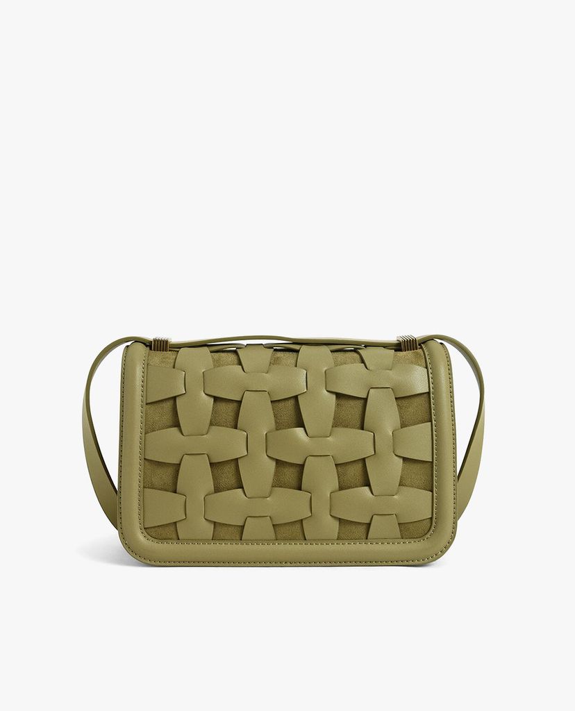 CHARLES & KEITH - Túi đeo vai nữ Weave Detail