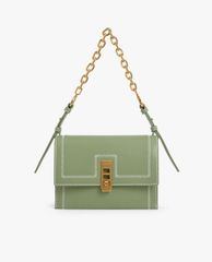 CHARLES & KEITH - Túi xách nữ nắp gập chữ nhật Turn Lock Chain