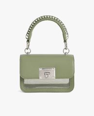 CHARLES & KEITH - Túi xách tay nữ hình chữ nhật Metallic Turn Lock