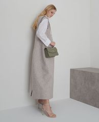 CHARLES & KEITH - Túi đeo chéo nữ chữ nhật Quilted Turn Lock