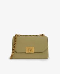 CHARLES & KEITH - Túi đeo chéo nữ nắp gập Metallic Push Lock