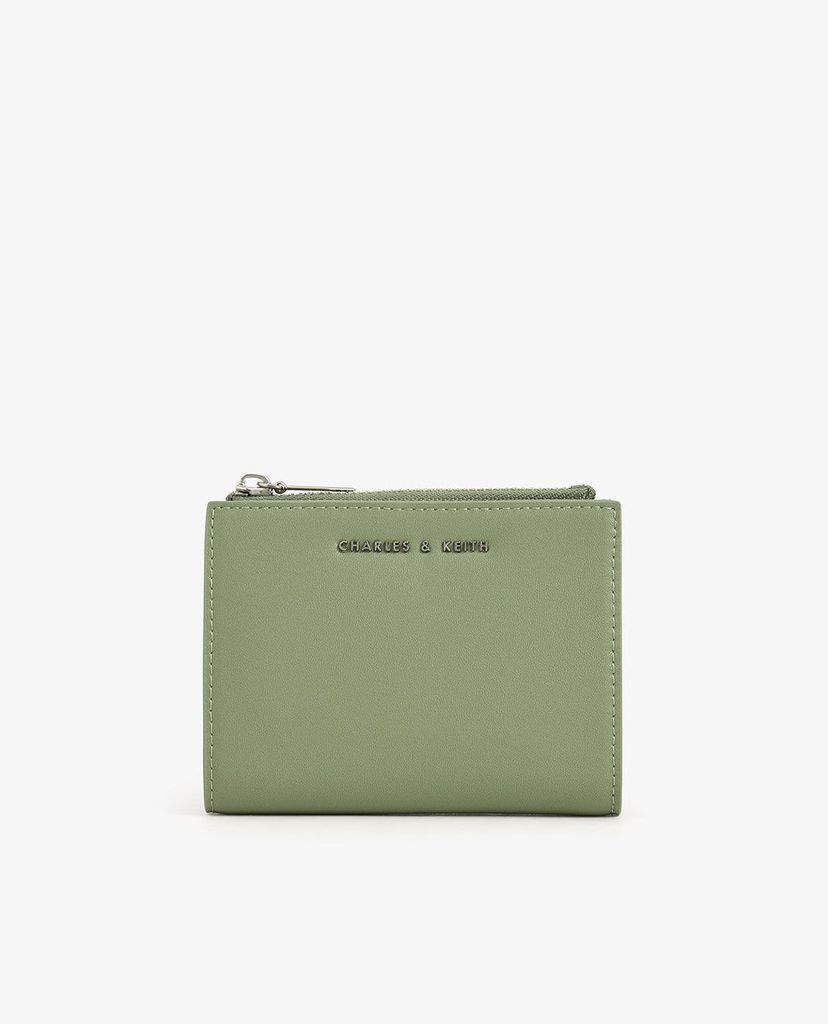 CHARLES & KEITH - Ví nữ dạng gập Mini Top Zip