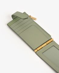 CHARLES & KEITH - Ví đựng name card nữ Zip & Snap Button