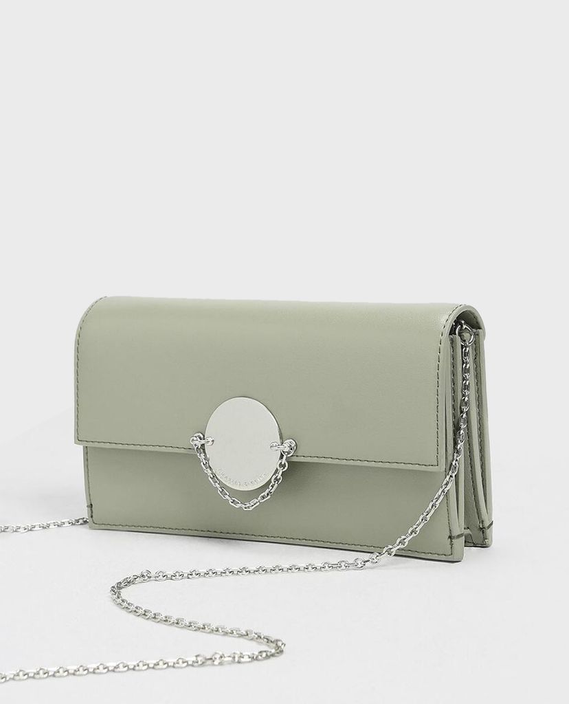 CHARLES & KEITH - Ví nữ Chain Link Long