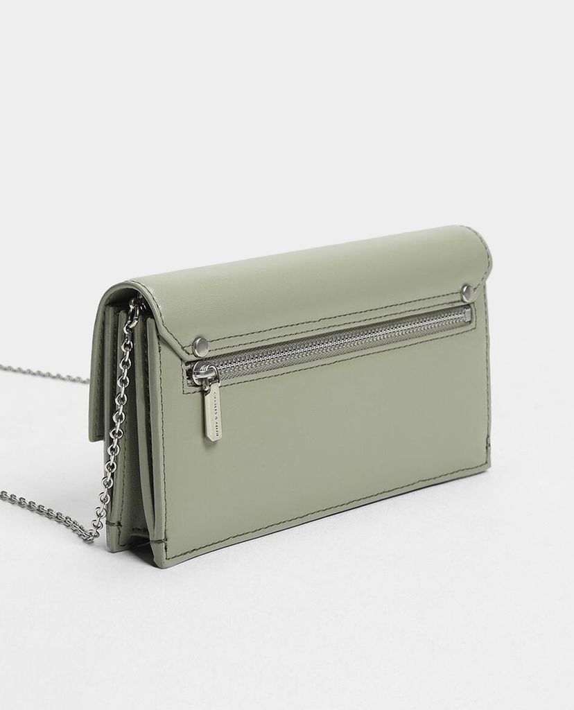 CHARLES & KEITH - Ví nữ Chain Link Long