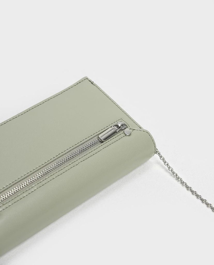 CHARLES & KEITH - Ví nữ Chain Link Long