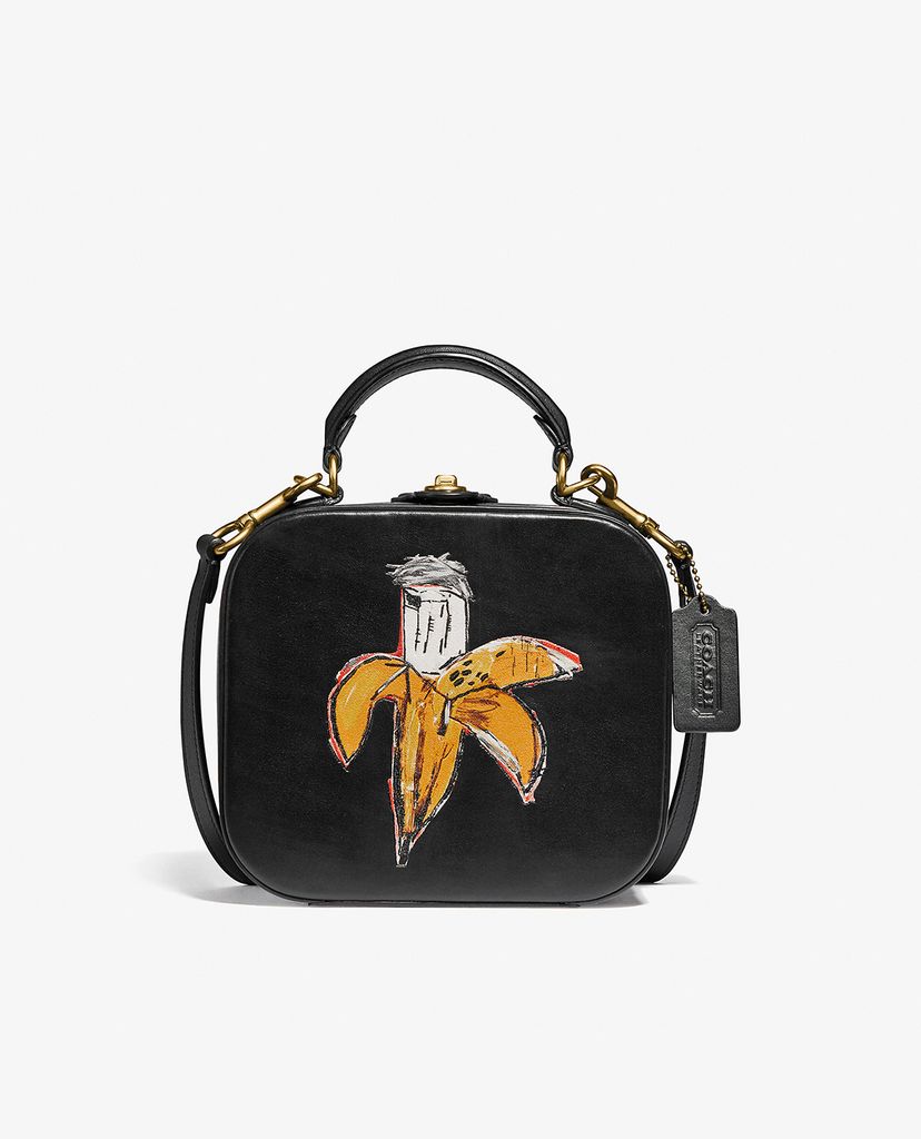 COACH - Túi xách nữ hình hộp vuông Coach X Jean Michel Basquiat Square