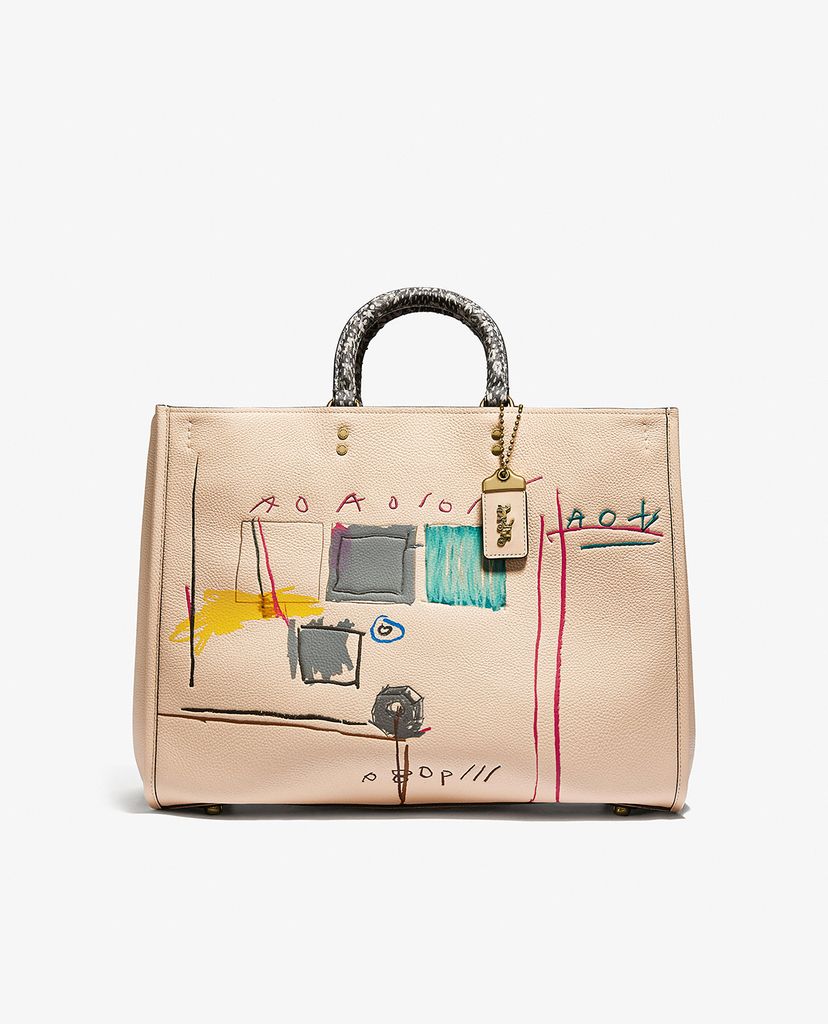 COACH - Túi xách nữ chữ nhật COACH X Jean-Michel Basquiat Rogue 39