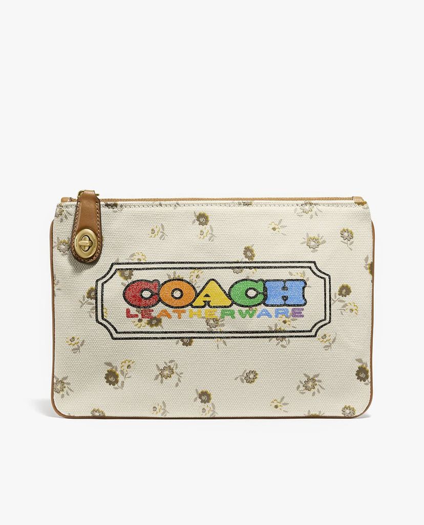 COACH - Ví nữ chữ nhật Turnlock Pouch 26