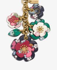 COACH - Thẻ treo hình bông hoa Tea Rose Mix