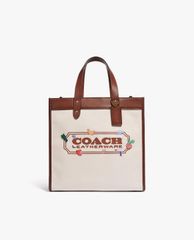 COACH - Túi tote nữ phom vuông Garden Embroidery
