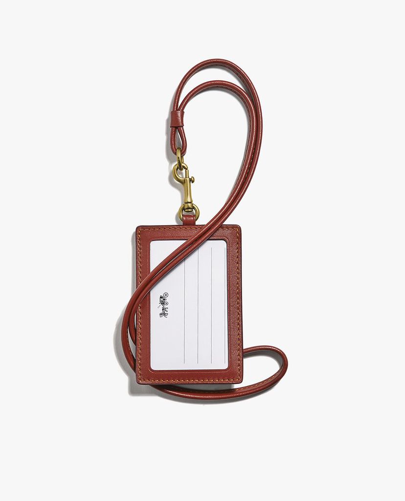 COACH - Thẻ bảng tên kèm dây đeo ID Colorblock Signature Canvas