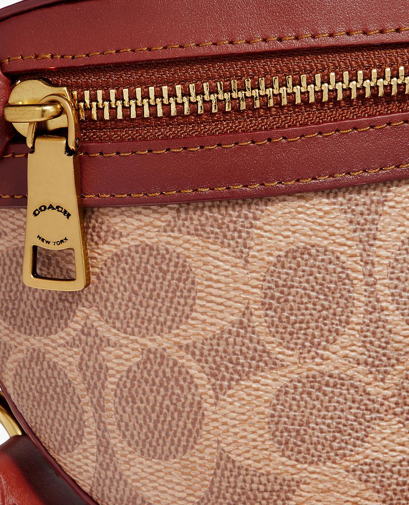 COACH - Túi bao tử nữ Signature Canvas