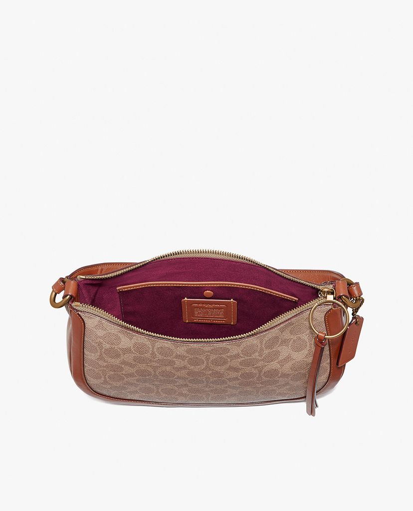 COACH - Túi đeo vai nữ Sutton Signature Canvas