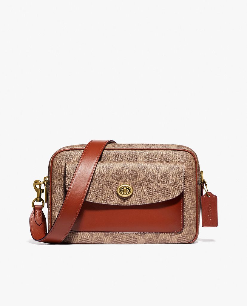 COACH - Túi xách tay nữ chữ nhật Cassie Camera