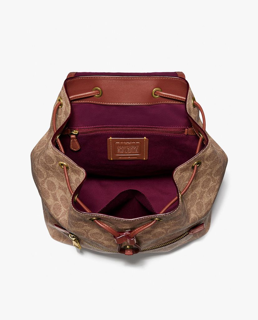 COACH - Balo nữ dây rút Evie